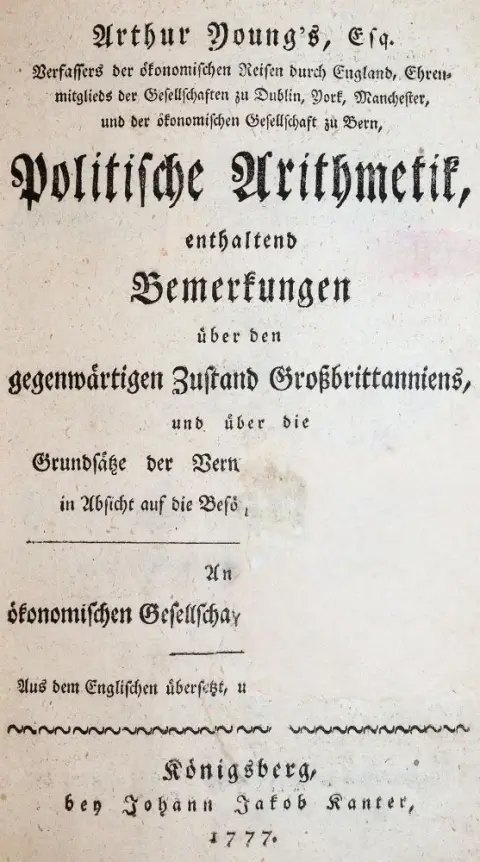 Young,A. – Political Arithmetic, containing observations on the present state of Great Britain, and on the