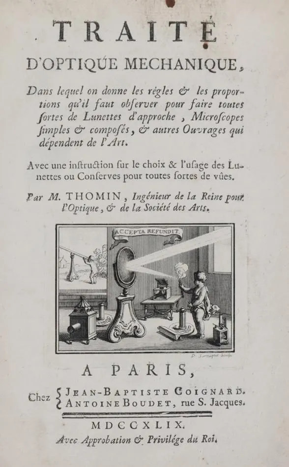 Thomin,M. – Treatise on Mechanical Optics