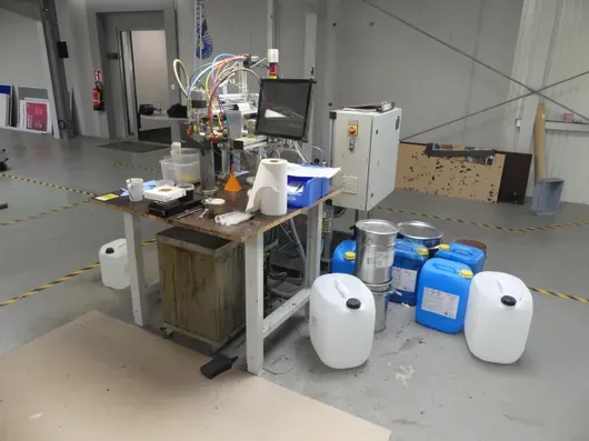 Machine de coulée PU pour deux composants