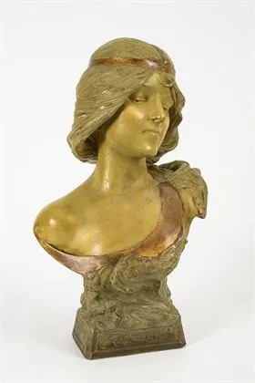 Jugendstil-buste "Crépuscule"