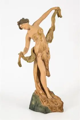 Figurine "La Danse du voile". Fontaine & Durieux Paris