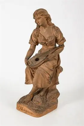 Figurine "Mignon". Louis Alphonse Hanne Manufacture de L'Isle-Adam