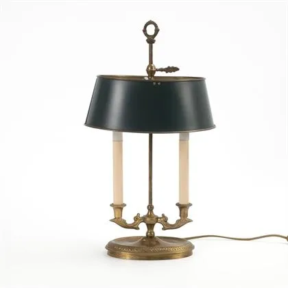 Knihovní lampa Buillotte se 2 plameny