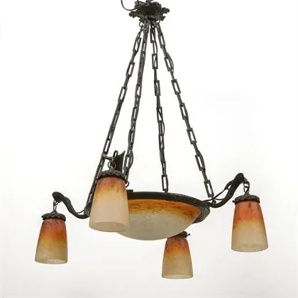 Lampa sufitowa pięciopłomieniowa. Schneider