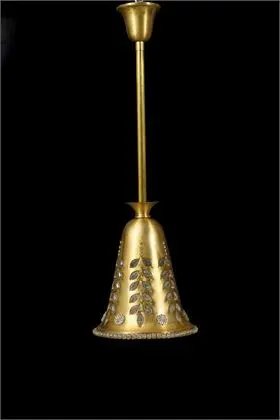 1-plamenová stropní lampa Mid-Century. Návrh Oswald Haerdtl, pro Lobmeyr