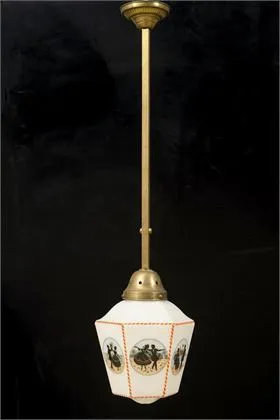 Art deco plafondlamp