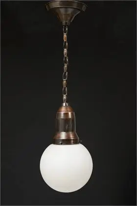 Lampe sphérique Art nouveau