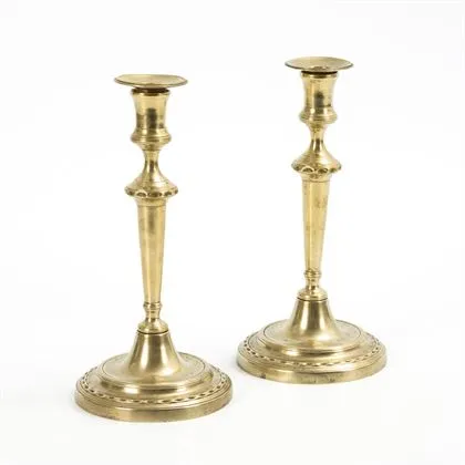 Paire de bougeoirs Biedermeier