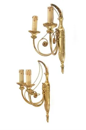 Paire d'appliques murales