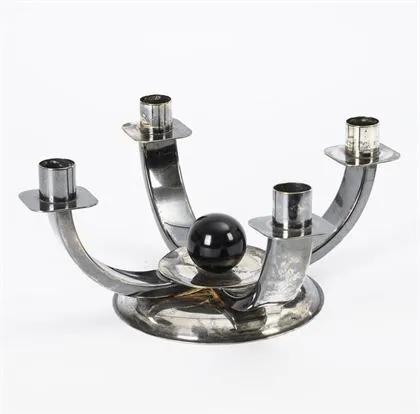 Bougeoir Art déco. Württembergische Metallwarenfabrik