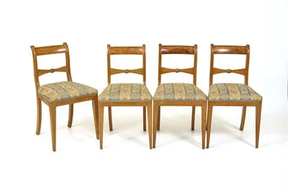 4 chaises Biedermeier