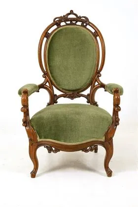 Fauteuil rembourré Louis-Philippe