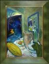 Kojnowa-Kandler, Irina, 1955 Moskau – Öl/Krt, 70 x 50 cm, "Stillleben vor Landschaft", u.l. sign., Lit.: Artprice;