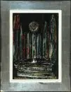 Pogány, Géza, 1927 Szombathely - 2001 – Huile/carton, 47 x 34 cm, titré au dos "Gotika I", signé au dos, daté 1966, réf. : Saur, Artprice