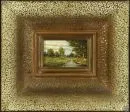 Rödel, Rudolf, 1914 München – Öl/Hartfaser, 10 x 15 cm, "Landschaft", u.l. sign., Lit.: im Hause;