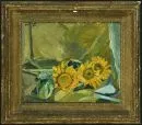 Seidl, Alois, 1897 - 1970 – Olej/płótno, 50 x 60 cm, "Słoneczniki", sygn. lewy górny róg, dat. (19)29, mała podklejona partia, lit.: Artprice