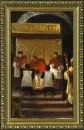 Thiersch, Ludwig, 1825 - 1909 Mnichov – Olej/plátno, 34,5 x 21 cm, volně na kartonu, název "OsterSonntag Venedig", monogram dole, dat. "25/3 (18)83"
