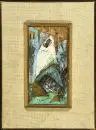 Artiste inconnu du 20e s. – Huile/panneau de fibres, 19,5 x 10 cm, "Sans titre", sign. et lég. illisibles en bas à gauche