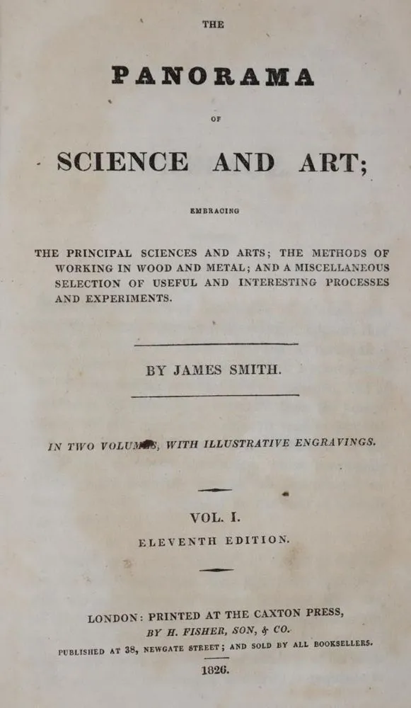 Smith,J. – The panorama of science and art,..