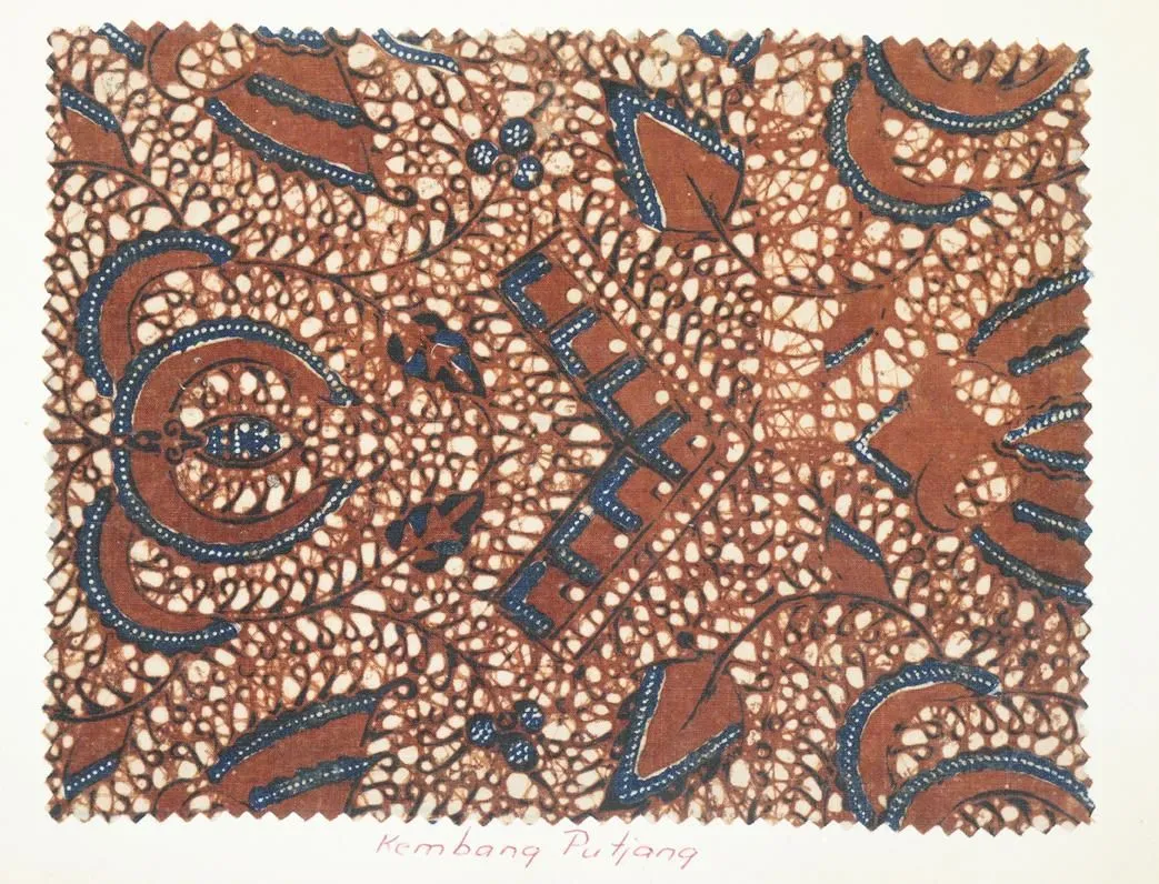Batik fabric sample book. – Indonesia probably 1970s