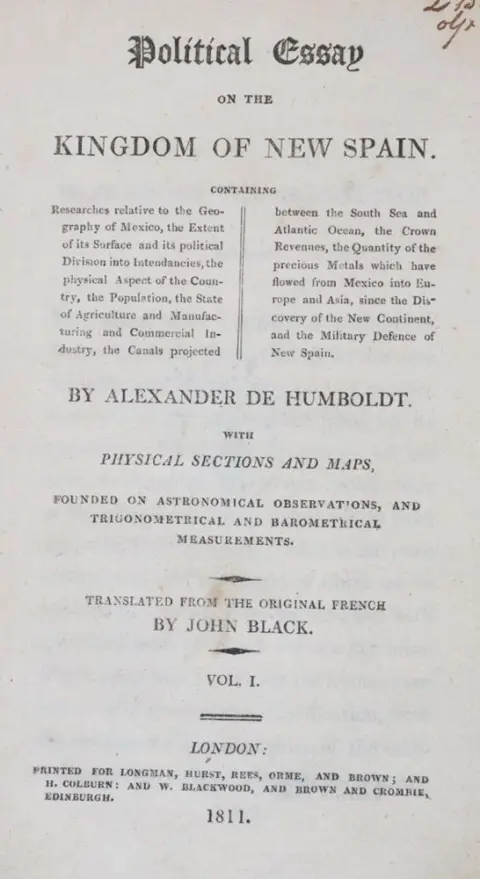 Humboldt,A.v. – Political Essay on the Kingdom of New Spain