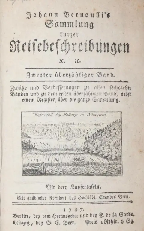 Bernoulli,J. – Sammlung kurzer Reisebeschreibungen