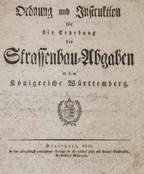 Sammlung – von 5 Verordnungen, 1