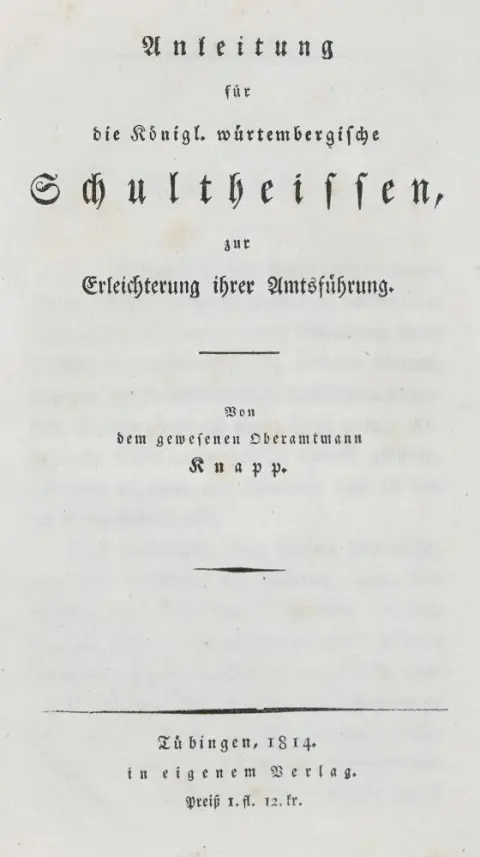 Knapp,(G.). – Anleitung für die königl