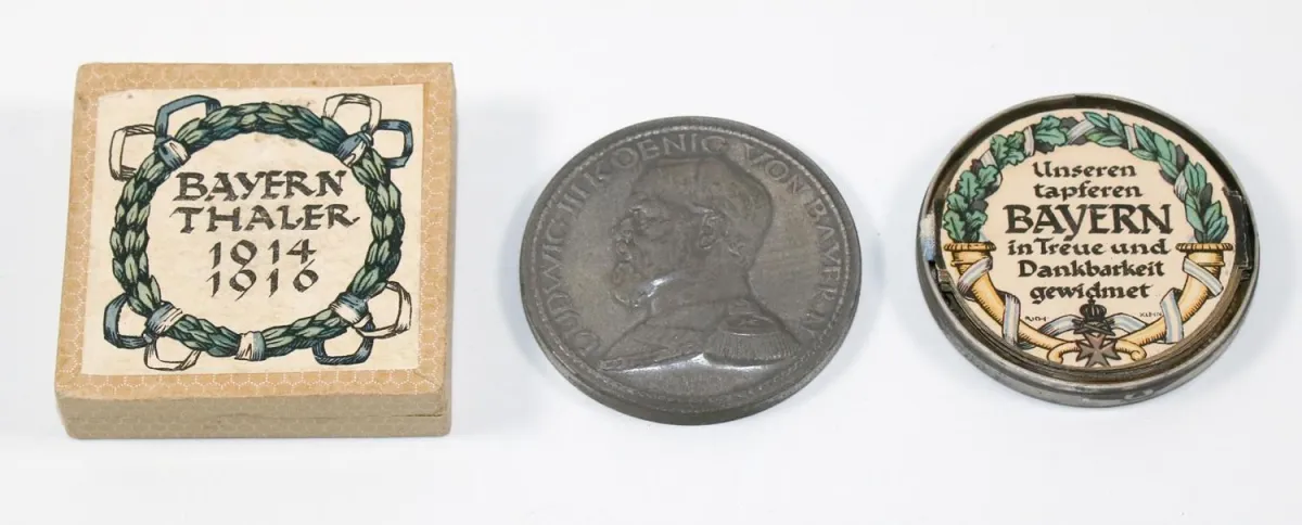 Schraubtaler. – Bayern-Thaler, (Erster Weltkrieg) 1914-1916