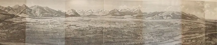 Panorama, – anonimowa akwatinta