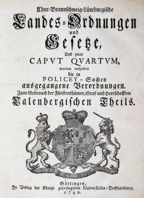 Chur-Braunschweig-Lüneburgische – Ordynacje i prawa krajowe, mianowicie Caput Quartum..