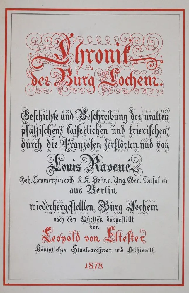 Eltester,L.v. – Chronik der Burg Cochem