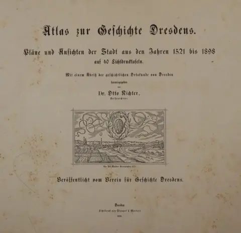 Richter,O. – Atlas zur Geschichte Dresdens