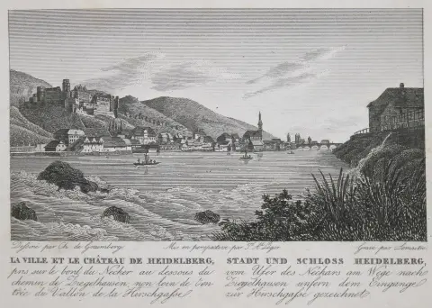 Graimberg,K.v. – "Sammlung Heidelberg Ansichten" (Rückentitel)