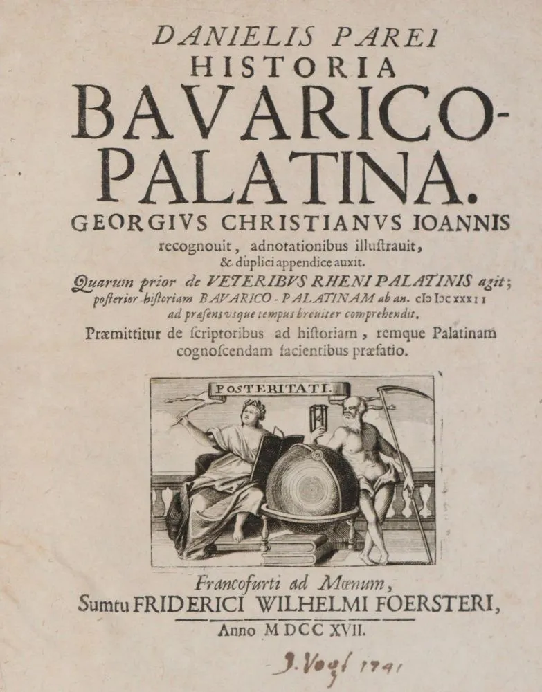 Pareus,D. – Historia Bavarico-Palatina