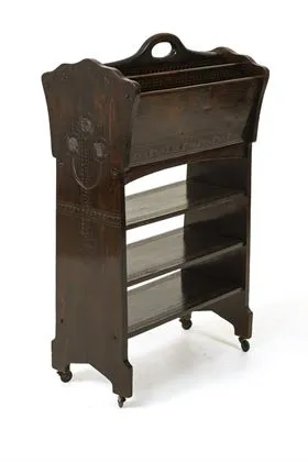 Art Nouveau Newspaper Stand