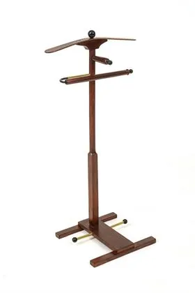 Valet stand with shoe rack