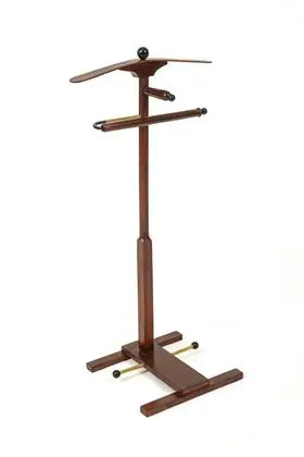 Valet stand with shoe rack