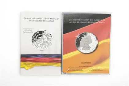 6 + 1 Gedenkmünzen zur Deutschen Einheit