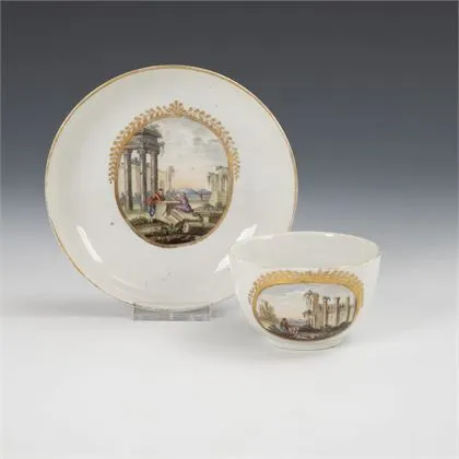 Tasse avec peinture de paysage