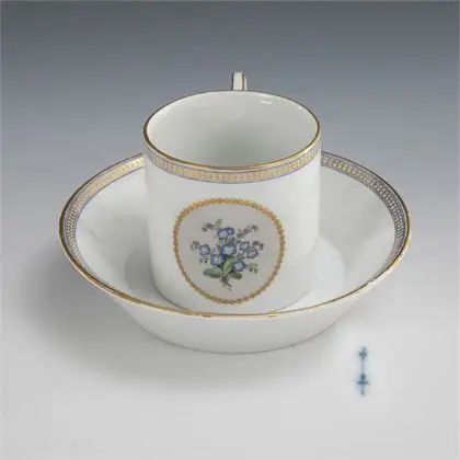 Tasse de vitrine. KPM Berlin