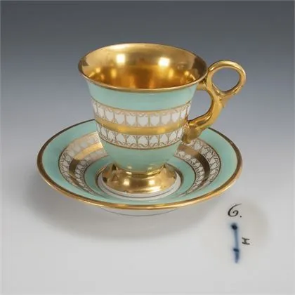 Vitrinentasse. KPM Berlin
