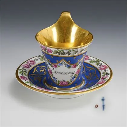 Filiżanka przyjaźni Biedermeier. KPM Berlin