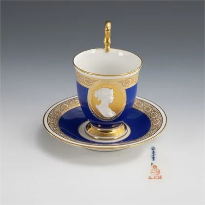 Porträttasse: Königin Luise. KPM Berlin