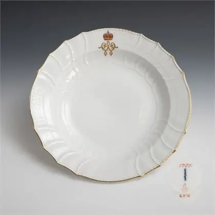 Groenteschotel uit een servies van keizer Wilhelm II, KPM Berlin