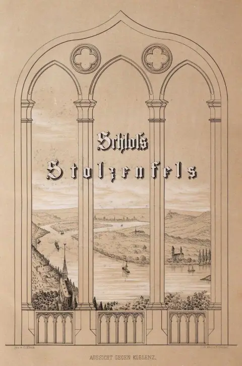 Malten,H.M. (d.i. K.H.G.Müller). – Schloß Stolzenfels am Rheine