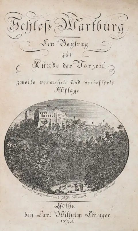 (Thon,J.C.S.). Zamek Wartburg