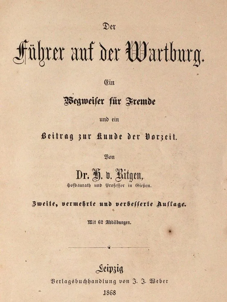 Ritgen,H.v. – Der Führer auf der Wartburg. 2e éd. augmentée et corrigée