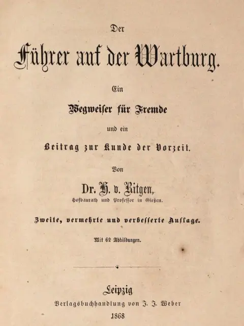 Ritgen,H.v. – Der Führer auf der Wartburg. 2. wyd. poszerzone i poprawione