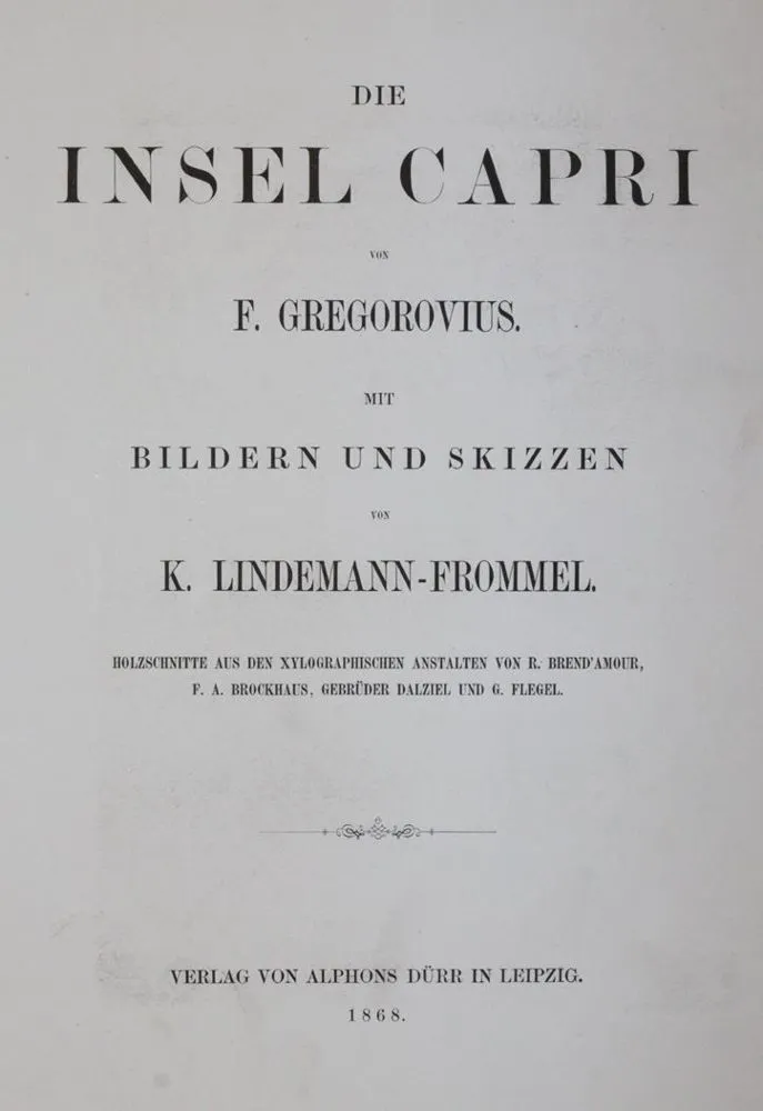 Gregorovius,F. – Die Insel Capri